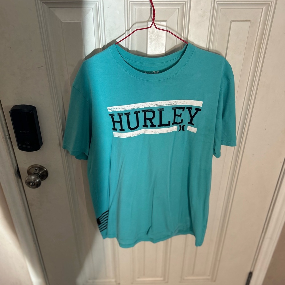 Hurley Aqua Blue Logo Tee
